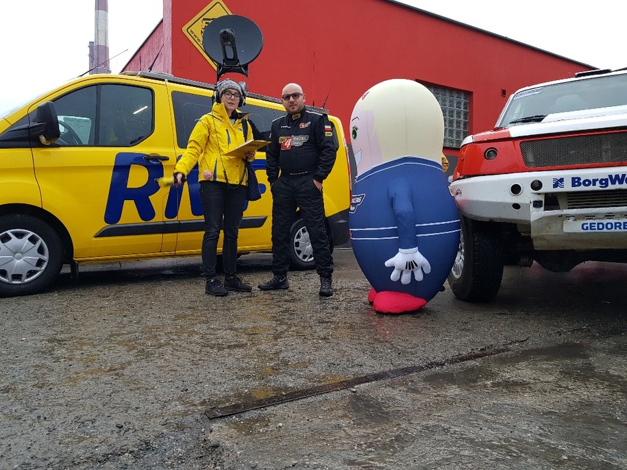 Nasza reporterka Ania Kropaczek i szef zespołu RMF 4RACING Team Rafał Płuciennik /RMF FM