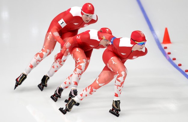 Natalia Czerwonka, Luiza Złotkowska i Karolina Bosiek /VALDRIN XHEMAJ    /PAP/EPA