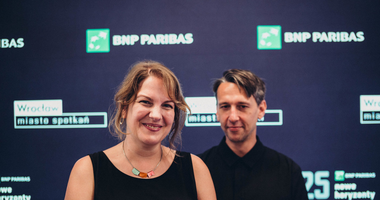 Natalia i Łukasz Grzegorzkowie podczas 25. MFF BNP Paribas we Wrocłąwiu /Wojciech Chrubasik /materiały prasowe