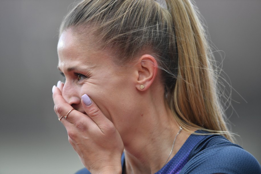 Natalia Kaczmarek zaskoczona niesamowitym wynikiem /LUKAS KABON /PAP/EPA