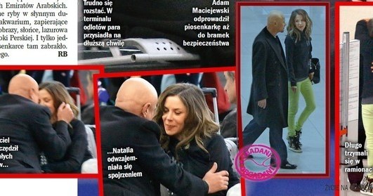 Natalia Lesz i Adam Maciejewski /Życie na gorąco