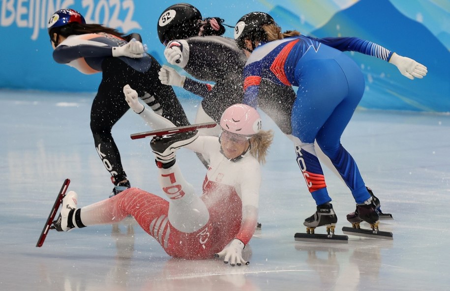 Natalia Maliszewska w trakcie półfinału na 1000 m /Grzegorz Mamot /PAP
