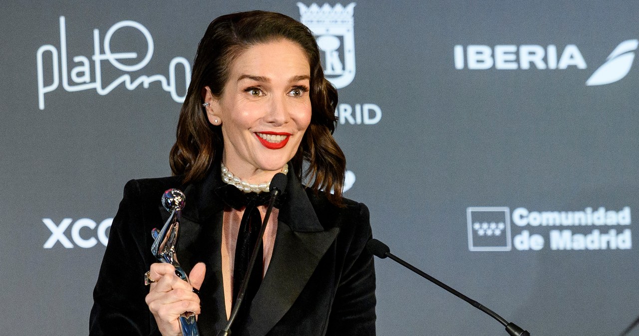 Natalia Oreiro podczas rozdania nagród "Platino del Publico" /Juan Naharro Gimenez /Getty Images