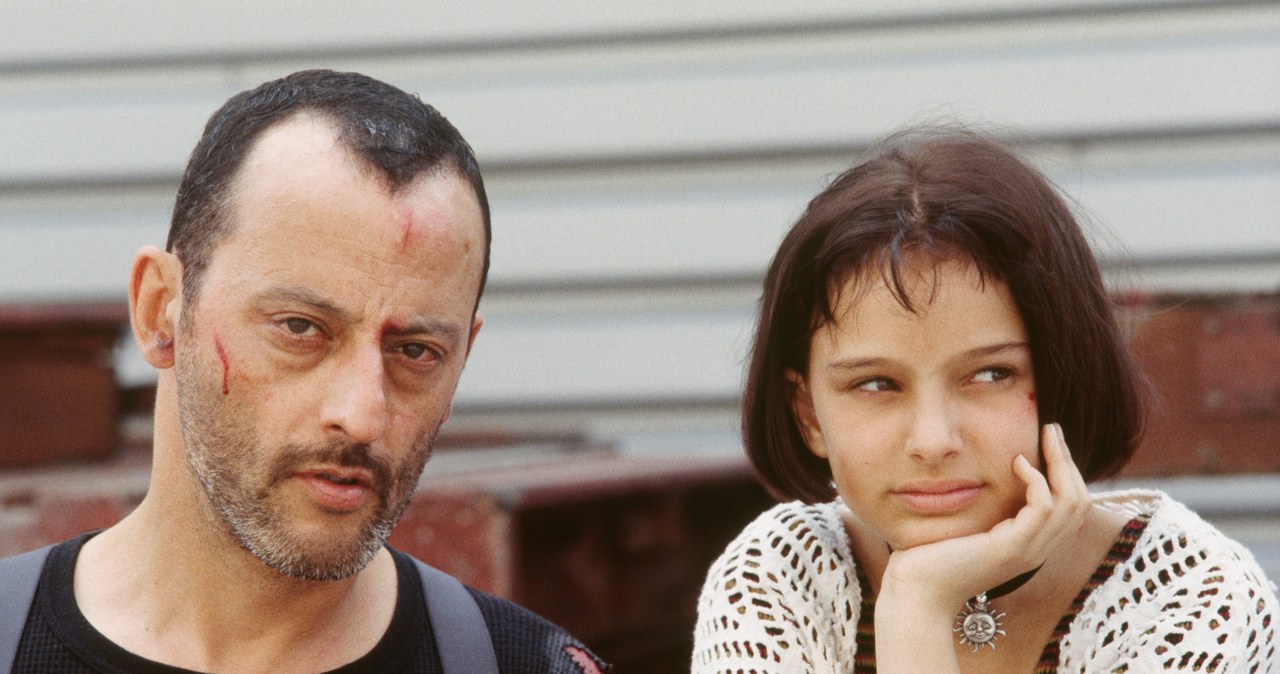 Natalie Portman i Jean Reno na planie filmu "Leon zawodowiec" /CAMBOULIVE/Sygma via Getty Images /Getty Images