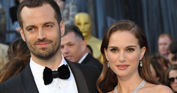 Natalie Portman i jej mąż Benjamin Millepied /AFP