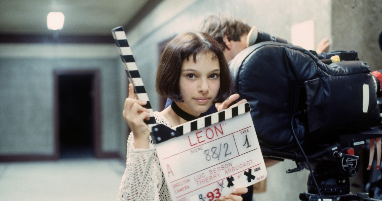 Natalie Portman na planie filmu "Leon zawodowiec" /Patrick CAMBOULIVE/Sygma via Getty Images /Getty Images