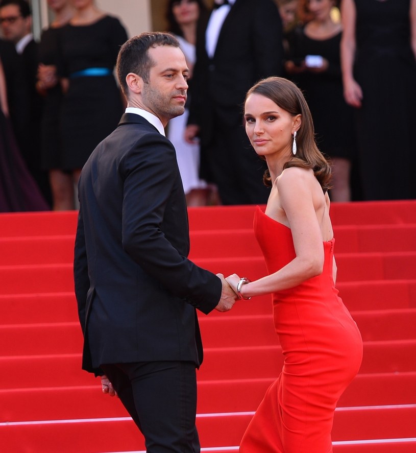 Natalie Portman z mężem /ANADOLU AGENCY /Getty Images