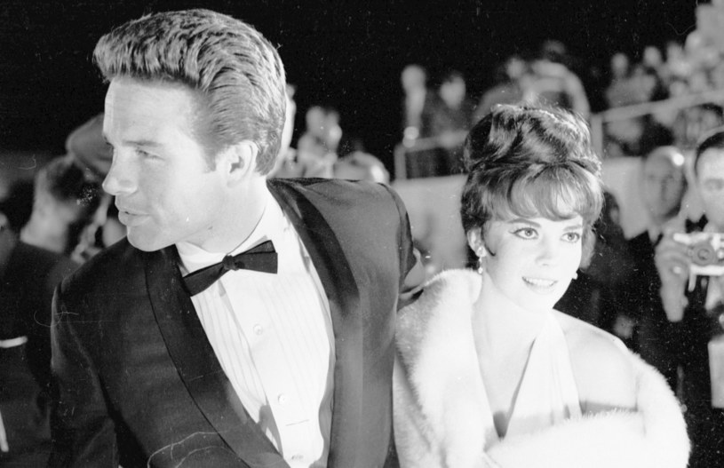 Natalie Wood i Warren Beatty w Hollywood (lata 60. XX wieku), fot. William Lovelace /Getty Images