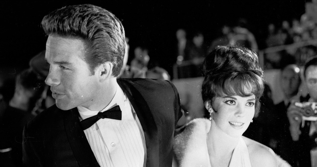 Natalie Wood i Warren Beatty w Hollywood (lata 60. XX wieku), fot. William Lovelace /Getty Images