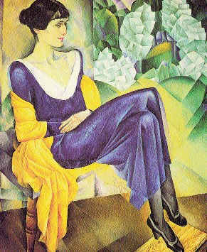 Natan I. Altman, Portret Anny Andriejewny Achmatowej, 1914 r. /Encyklopedia Internautica