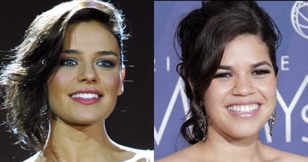 Natasza Urbańska i America Ferrera - fot. MWMedia/ AFP /