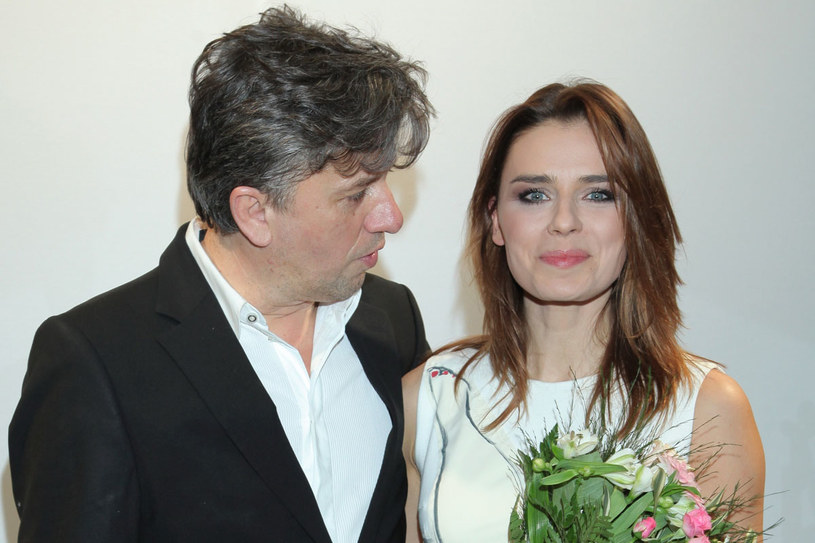 Natasza Urbańska z mężem /MWMedia