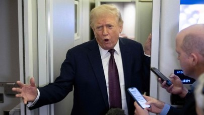 "NATO czeka zła przyszłość, jeśli...". Co mówił Trump na pokładzie Air Force One?