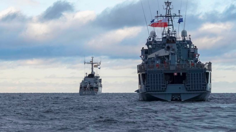 NATO przeprowadziło ważną operację przeciwminową na Bałtyku. Prowadziła ją grupa pod dowództwem Polaków. /@COM_SNMCMG1 /Twitter