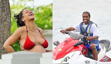 Naturalna Rihanna i beztroski A$AP Rocky na Barbadosie tuż przed aresztowaniem! Mieli ubaw po pachy