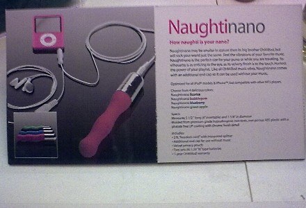 Naughtinano, czyli wibrator podpinany do iPoda - w ofercie jednego z amsterdamskich sex shopów /INTERIA.PL
