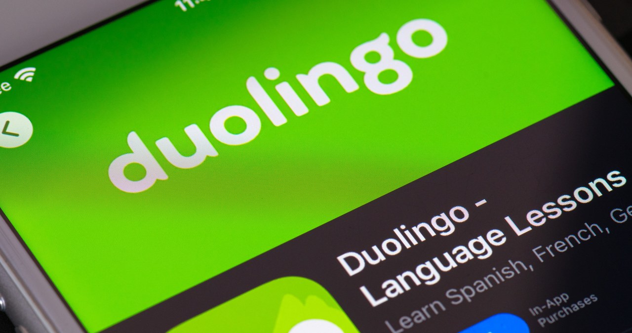 Nauka języków w aplikacji "Duolingo" jest za darmo. Ale jest też opcja płatna /123RF/PICSEL