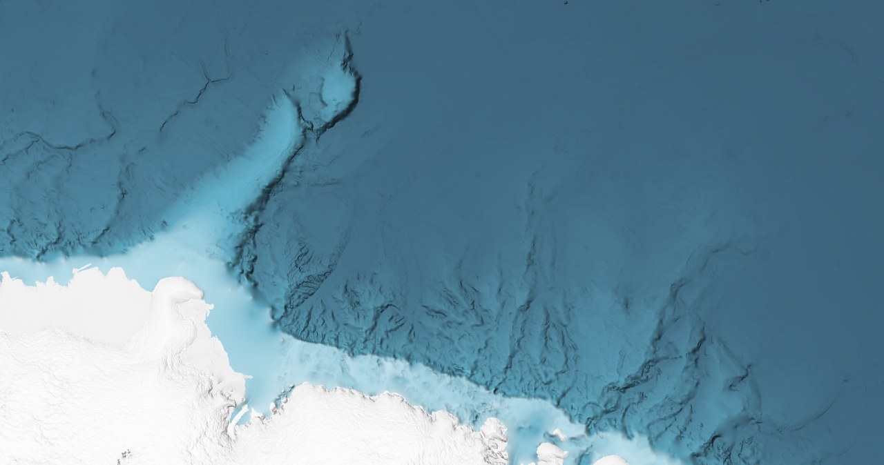 Naukowcy chcą do 2030 roku zmapować całe dno wszystkich oceanów /Boris Dorschel et al. 2022. the International BathymetricChart of the Southern OceanVersion 2. Scientific Data/Open Access /materiały prasowe