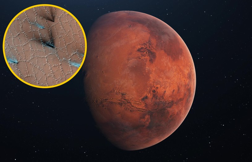 Naukowcy już wiedzą w jaki sposób powstały "plastry miodu" na Marsie /123RF/PICSEL