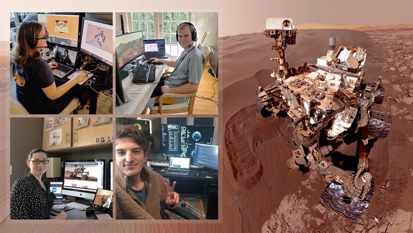 Naukowcy NASA kontrolują marsjański łazik Curiosity... ze swoich domów [FILM] /Geekweek