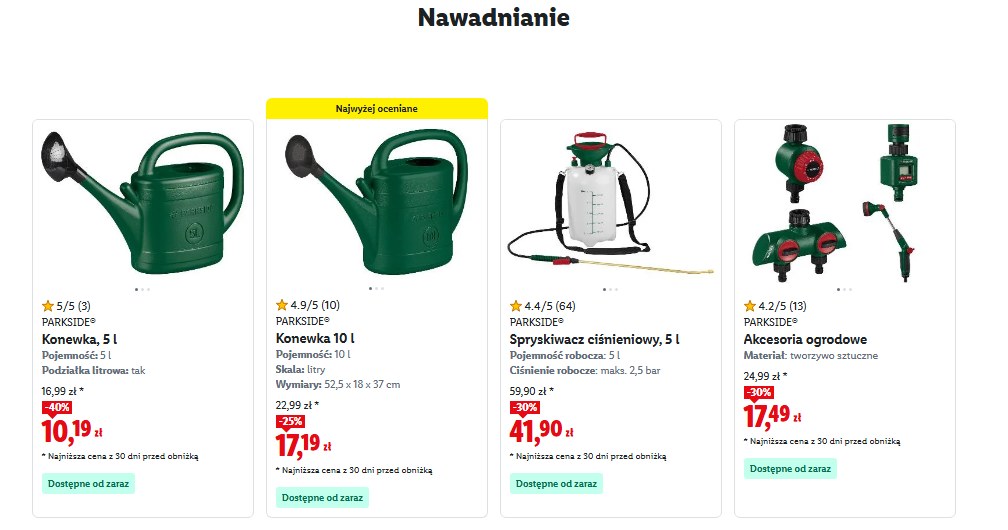 Nawadnianie /lidl.pl /INTERIA.PL