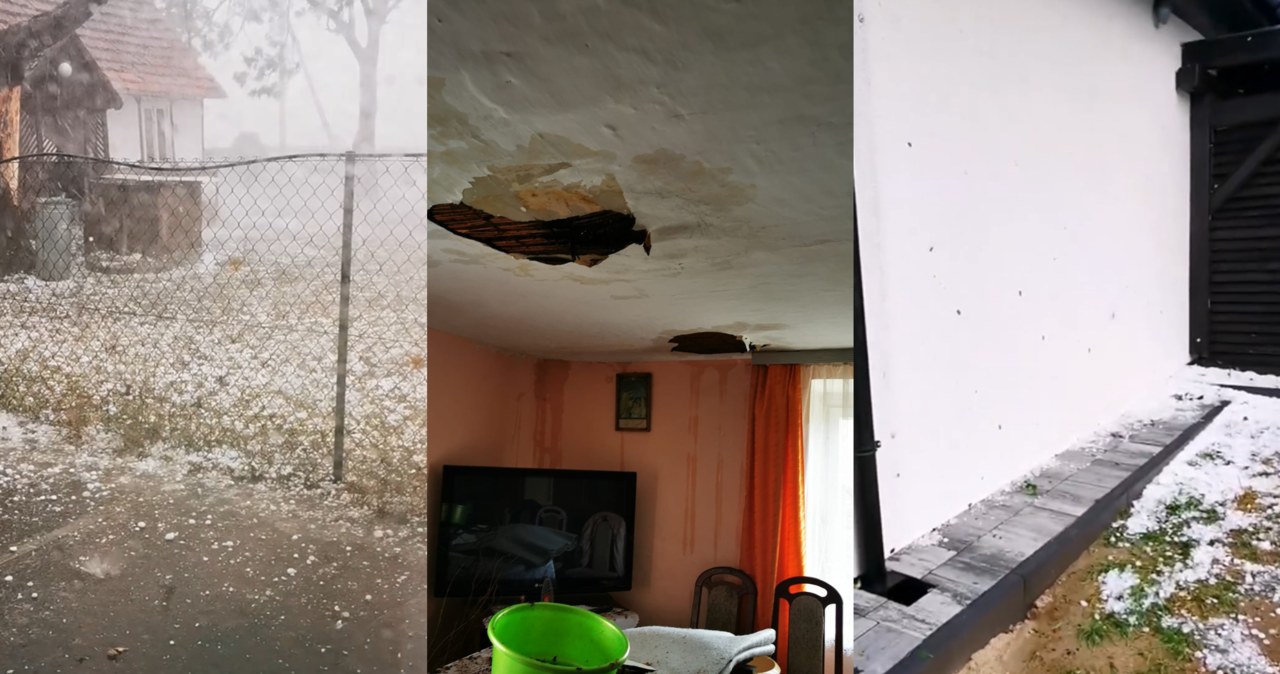 Nawałnica doprowadziła do wielu zniszczeń. /Polscy Łowcy Burz/ Andrzelika Rosa /Facebook