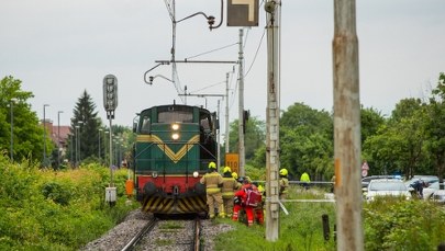Nawałnica nad Śląskiem. Ewakuacja pasażerów z pociągu