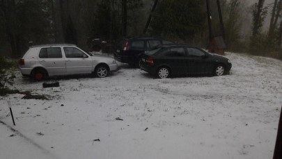 Nawałnica z gradem przeszła nad Bukowiną Tatrzańską