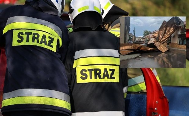 Nawałnice nad Małopolską i Podkarpaciem. Zerwany dach z kościoła 