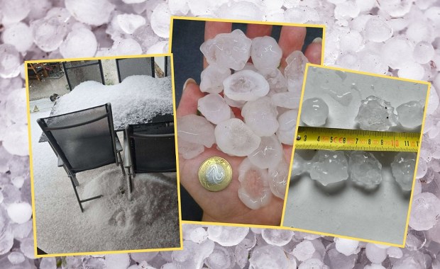 Nawałnice z gradem nad Polską. Ludzie bez prądu, spadały kule o średnicy 3 cm
