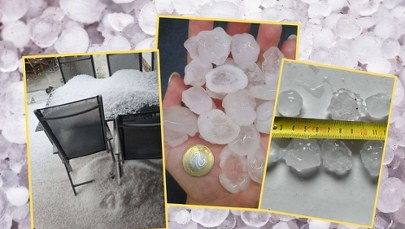 Nawałnice z gradem nad Polską. Ludzie bez prądu, spadały kule o średnicy 3 cm