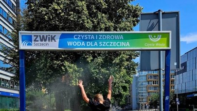 Nawet 38 stopni - fala upałów w Szczecinie. Miasto stawia kurtyny wodne