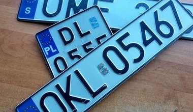 Nawet 5 lat więzienia za kradzież tablicy rejestracyjnej!