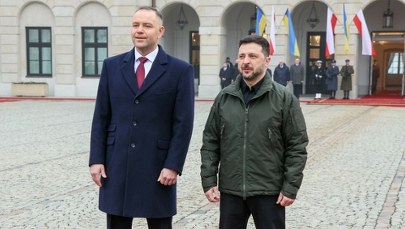 Nawrocki odebrał Zełenskiemu Order Orła Białego