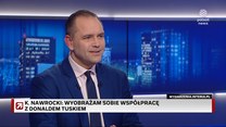 Nawrocki w ''Gościu Wydarzeń'' o ostrym języku w debacie publicznej: Jestem zaniepokojony. Staram się zawsze tonować nastroje