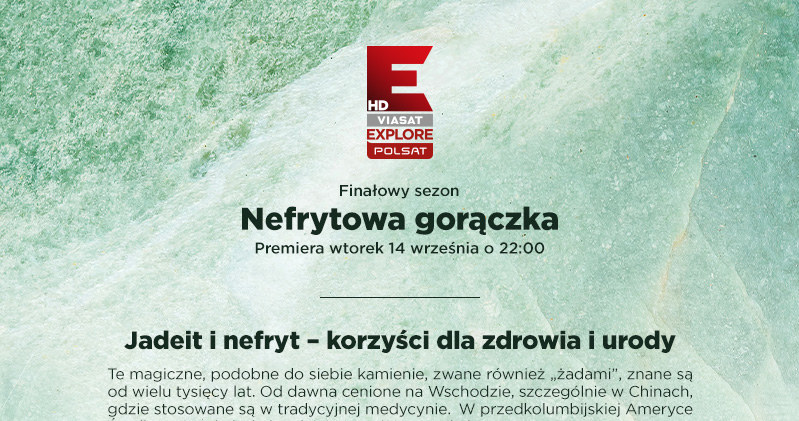 "Nefrytowa gorączka" /materiały prasowe