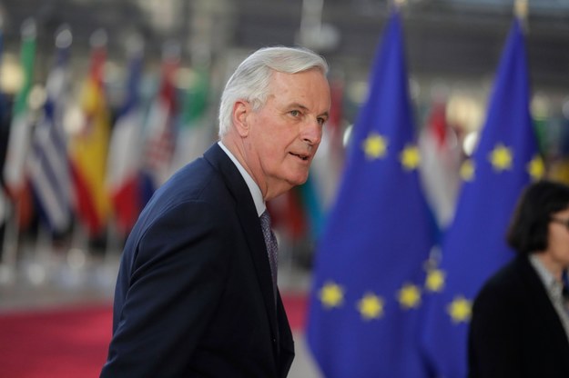 Negocjator ds. brexitu Michel Barnier /STEPHANIE LECOCQ  /PAP/EPA