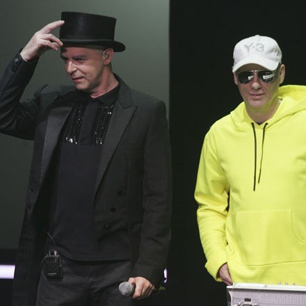 Neil Tennant i Chris Lowe (Pet Shop Boys) fot. Sandra Mu /Getty Images/Flash Press Media