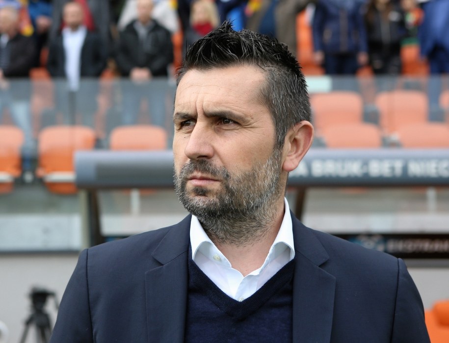 Nenad Bjelica, trener Lecha Poznań /Stanisław Rozpędzik /PAP