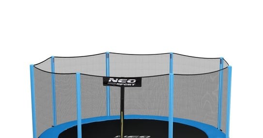 Neo-Sport, Trampolina ogrodowa z siatką zewnętrzną i drabinką, 374 cm za 879,99 zł, /Empik /INTERIA.PL