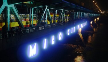 Neon "Miło Cię Widzieć" w Warszawie