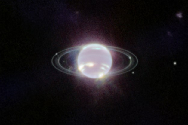 Neptun, jego pierscienie i księżyce w obiektywie teleskopu kosmicznego Jamesa Webba /Materiały prasowe