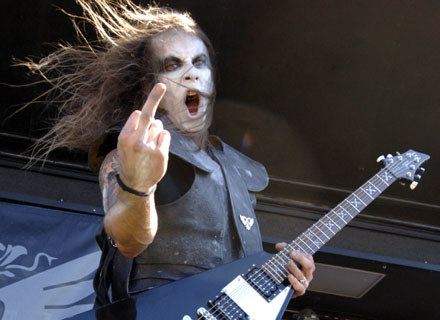 Nergal (Behemoth) na Ozzfest - fot. Tim Mosenfelder /Getty Images/Flash Press Media