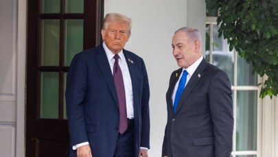 Netanjahu spotkał się z Trumpem. Najpierw uściski, potem rozmowa o Strefie Gazy