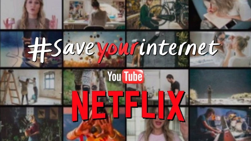 Netflix i YouTube ograniczają jakość filmów do SD, aby odciążyć światowy Internet /Geekweek