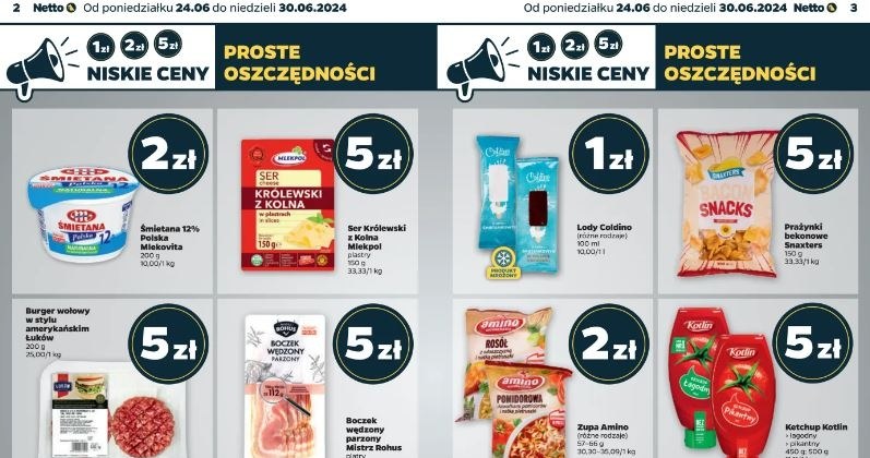 Netto oferuje produkty za 1, 2 i 5 zł! /Netto /INTERIA.PL