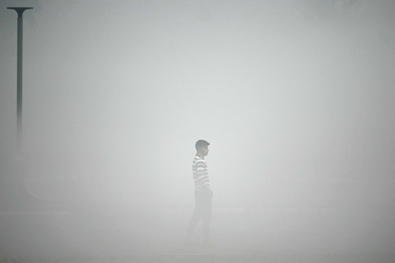 New Delhi jest najbardziej zanieczyszczonym miastem świata. /MONEY SHARMA / AFP /East News