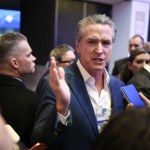 Gavin Newsom Newsom nie miał litości dla Trumpa. "Stracona godzina", "opad szczęki"