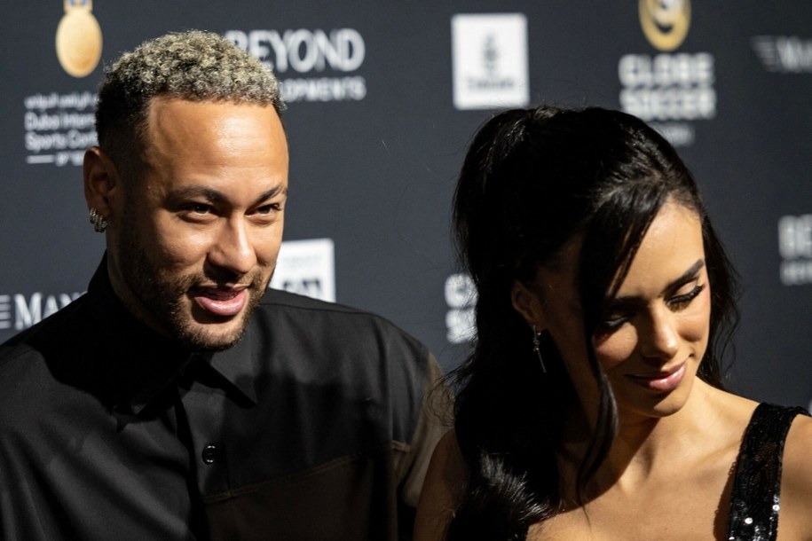 Neymar i jego partnerka Bruna Biancardi /FADEL SENNA /AFP/EAST NEWS