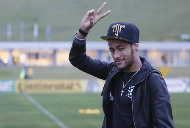 Neymar obozie treningowym drużyny narodowej /Rafael Ribeiro /PAP/EPA